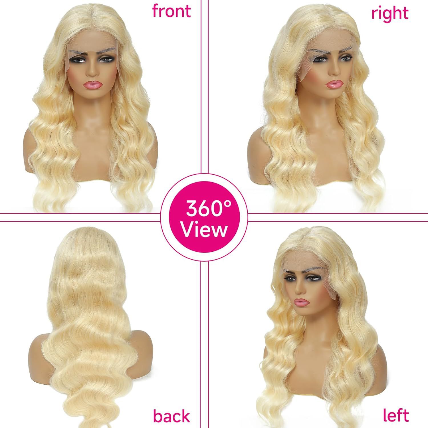 The Golden Medium Curly Lace Front Wig