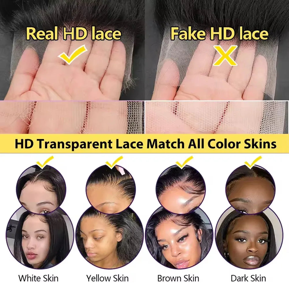The Tempest 40 to 42 Inch Deep Wave HD Lace Front Wig