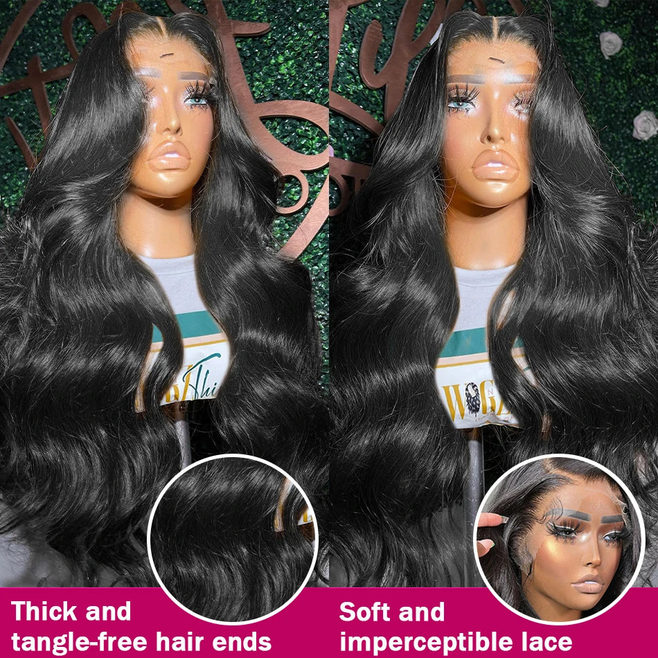 The Opulence Body Wave HD Lace Front Wig 100% Brazilian Remy Human Hair
