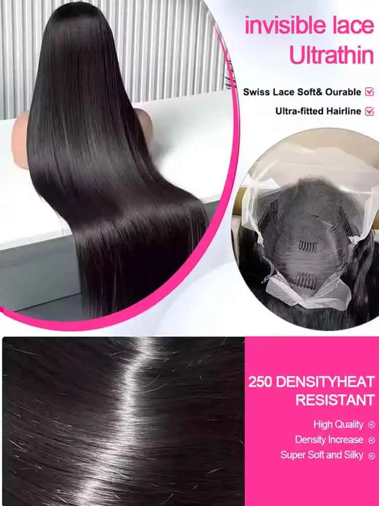 The Sovereign Bone Straight HD Lace Front Wig