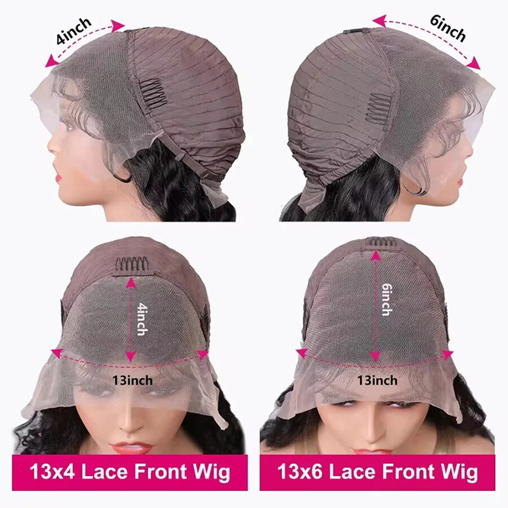 The Honey 32 Inch 1B/27 Highlight Body Wave HD Lace Front Wig