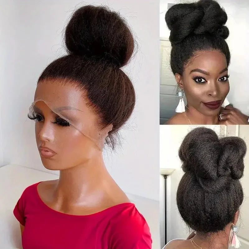 The Texture Kinky Straight 360 HD Lace Front Wig