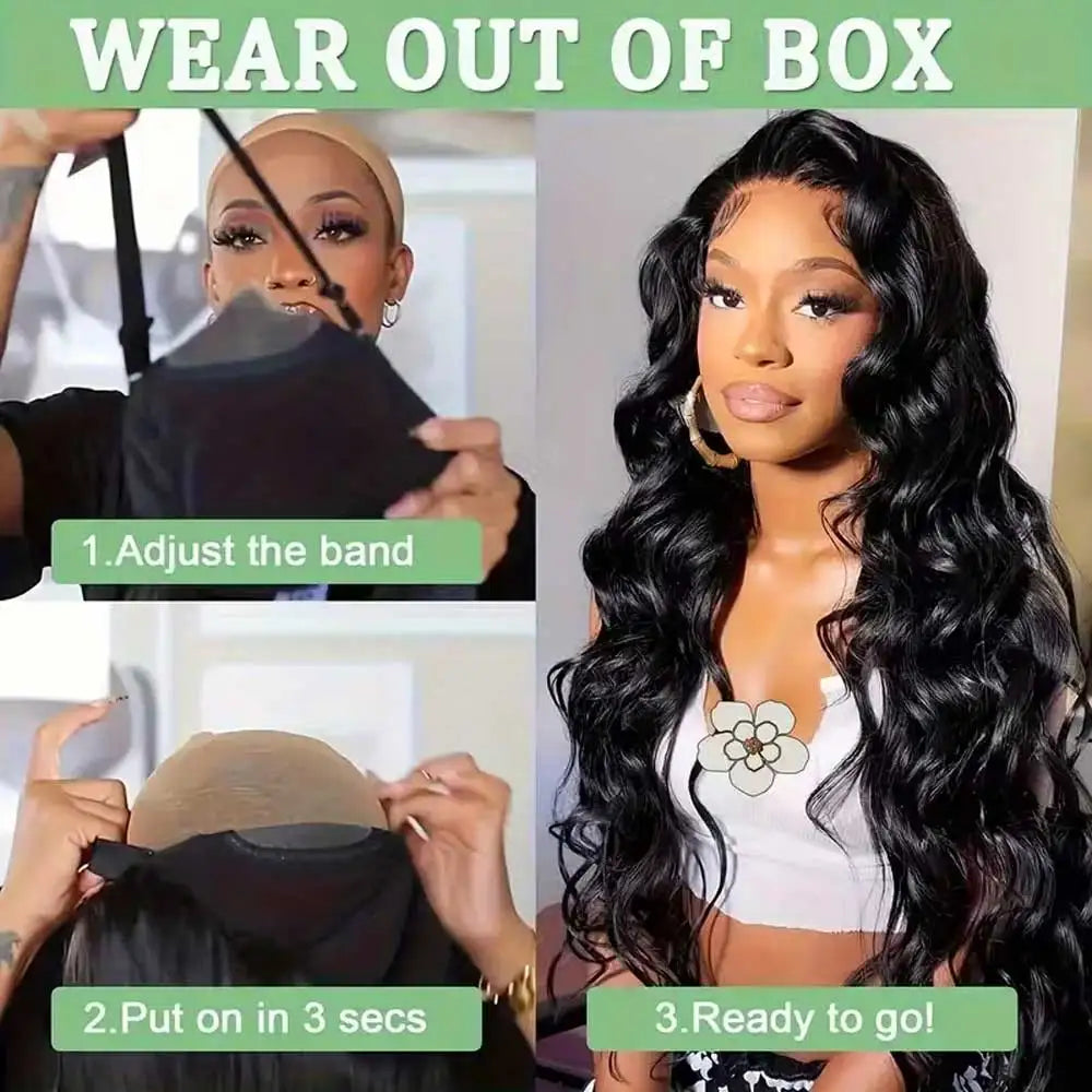 The Velour Body Wave 13x4 / 13x6 / 5x5 HD Glueless Lace Front Wig