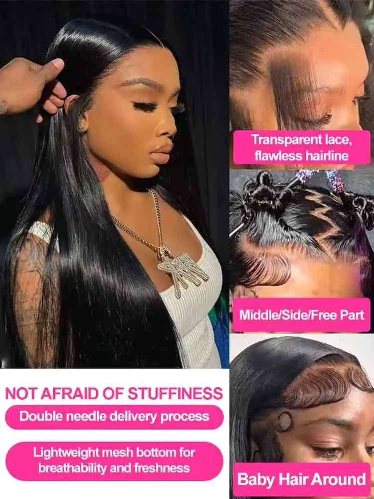 The Sovereign Bone Straight HD Lace Front Wig