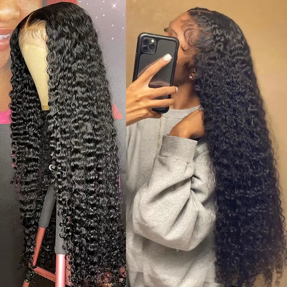 The Tempest 40 to 42 Inch Deep Wave HD Lace Front Wig