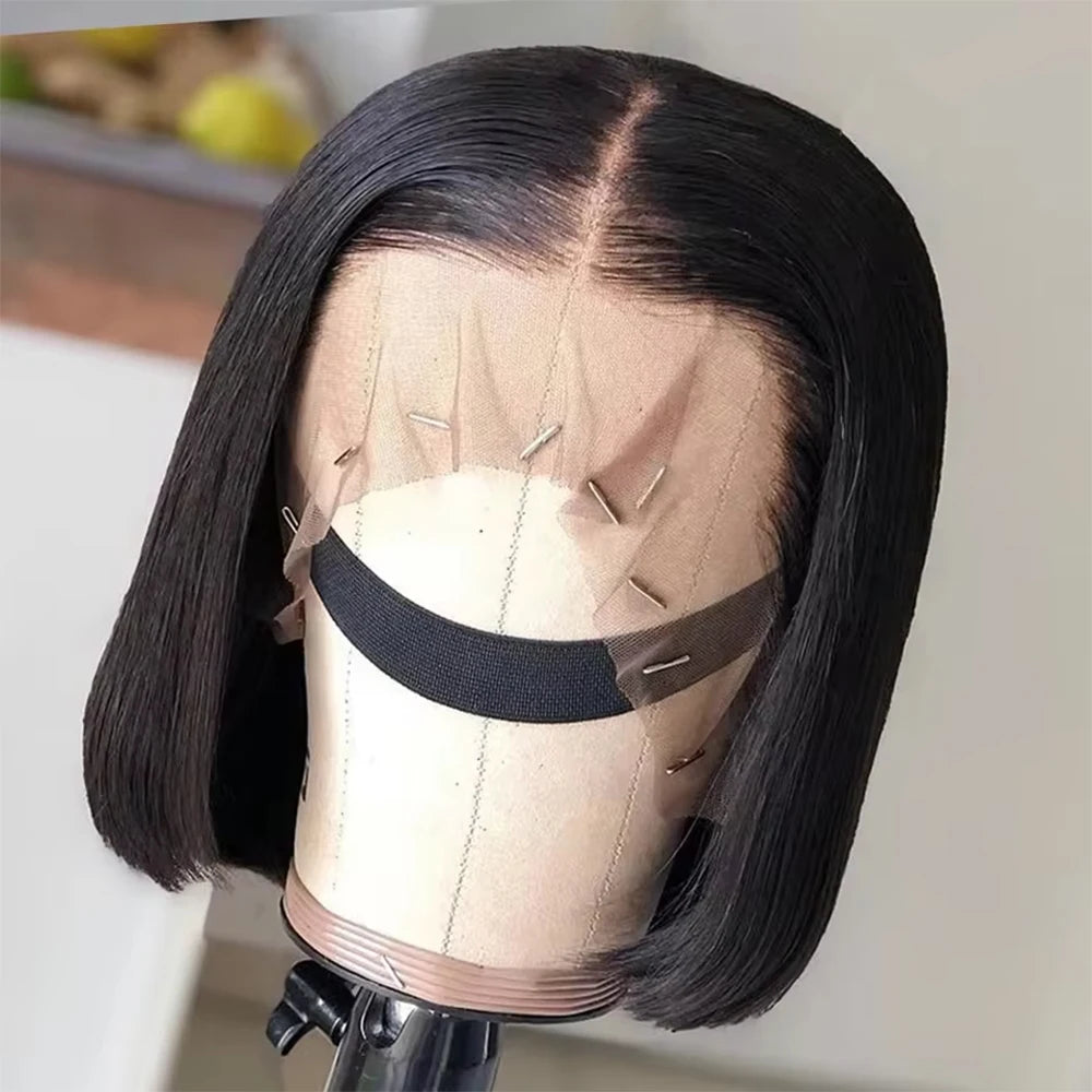 The Silhouette Deep Wave Short Bob HD Lace Front Wig