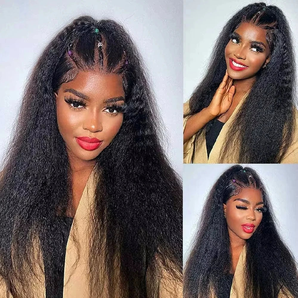 The Texture Kinky Straight 360 HD Lace Front Wig