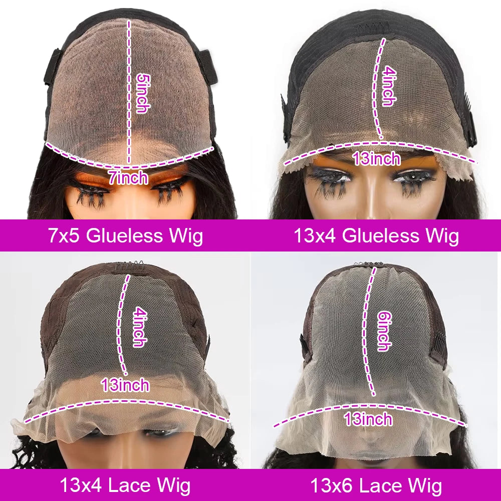 The Clarity Glueless Bone Straight Pre Cut HD Lace Front Wig