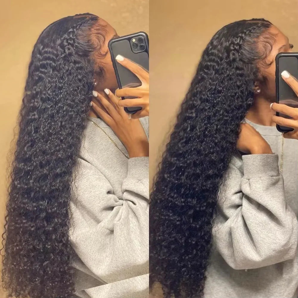The Tempest 40 to 42 Inch Deep Wave HD Lace Front Wig