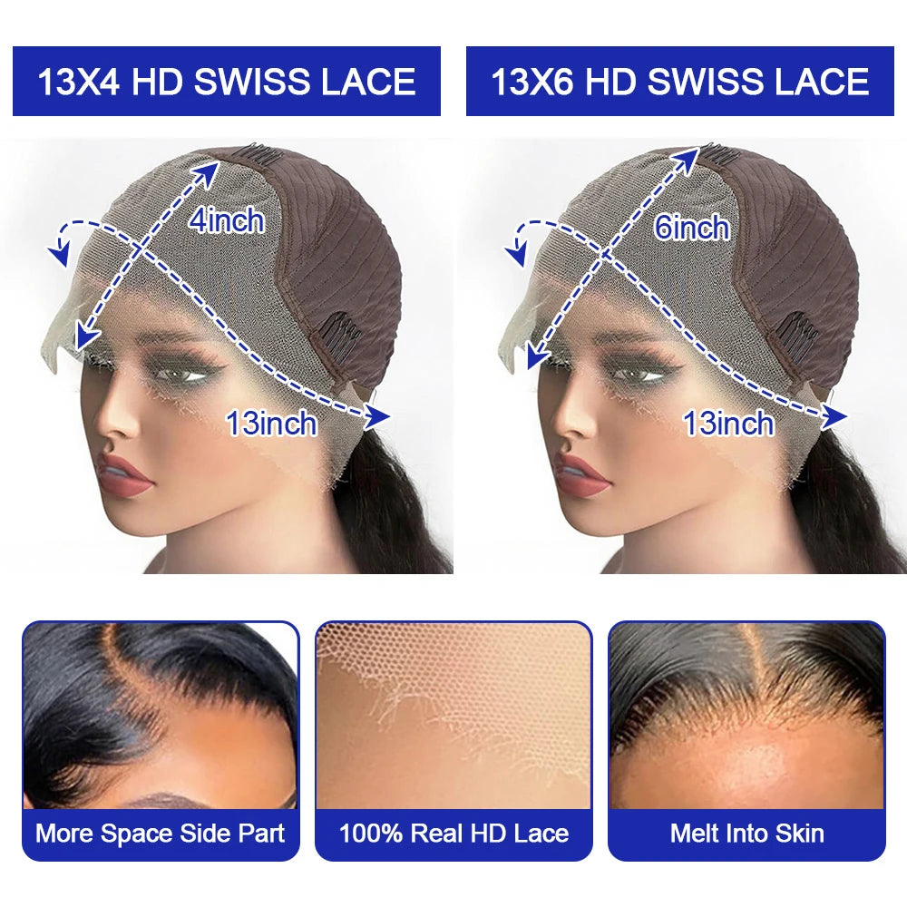 The Silhouette Deep Wave Short Bob HD Lace Front Wig