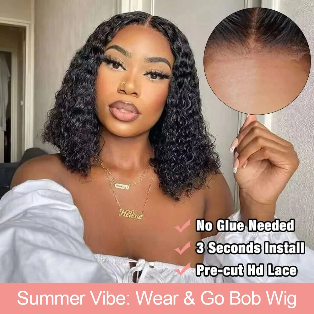 The Curly Bob - Short HD Lace Front Wig