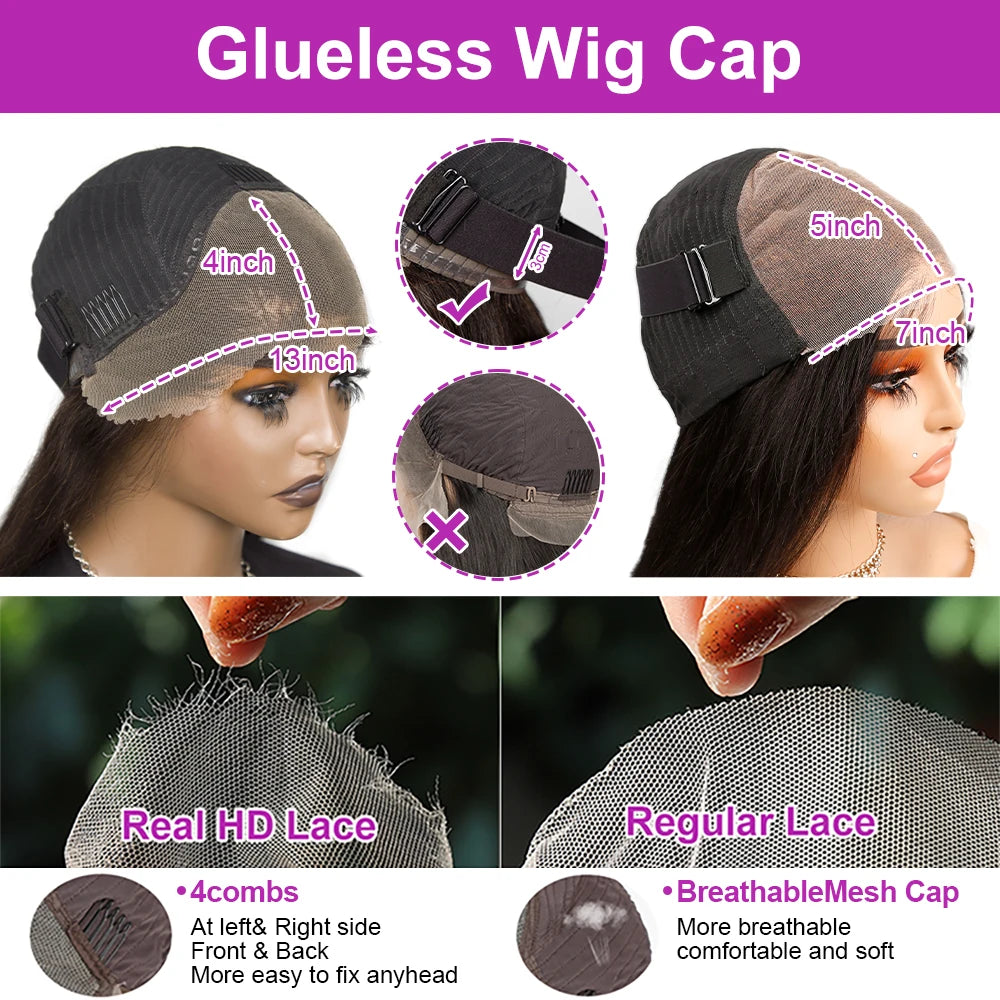 The Lush Curly Short Bob Deep Wave HD Lace Front Wig