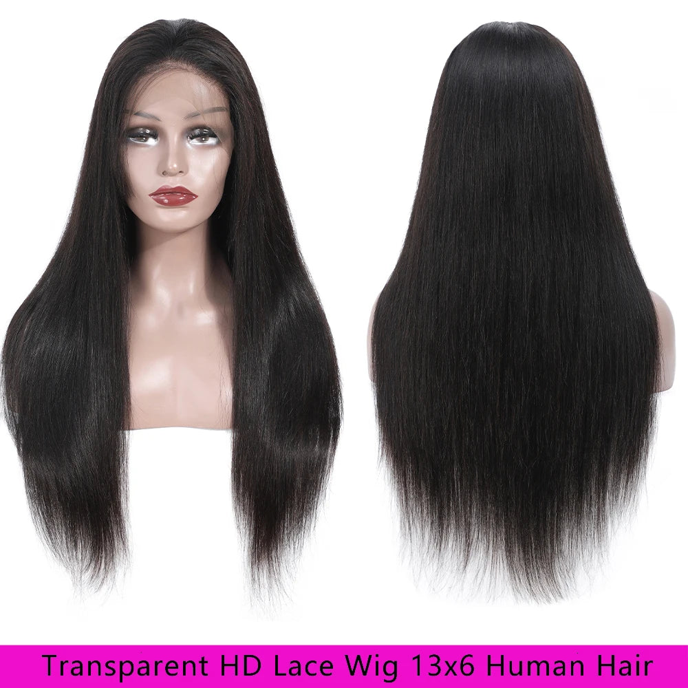 The Reign 30 Inch Bone Straight HD Lace Front Wig