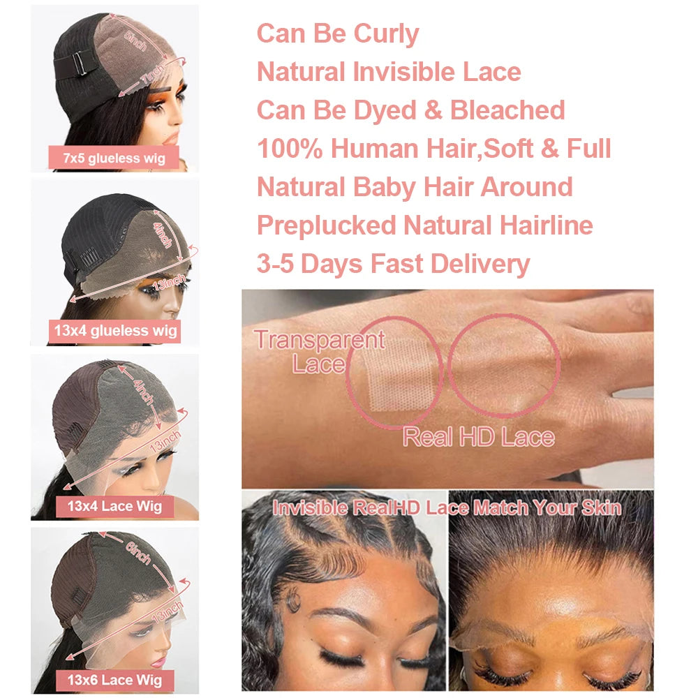 The Dew Short Curly Deep Water Wave HD Lace Front Bob Wig
