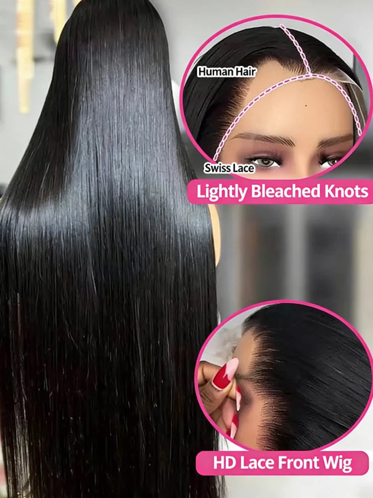 The Sovereign Bone Straight HD Lace Front Wig