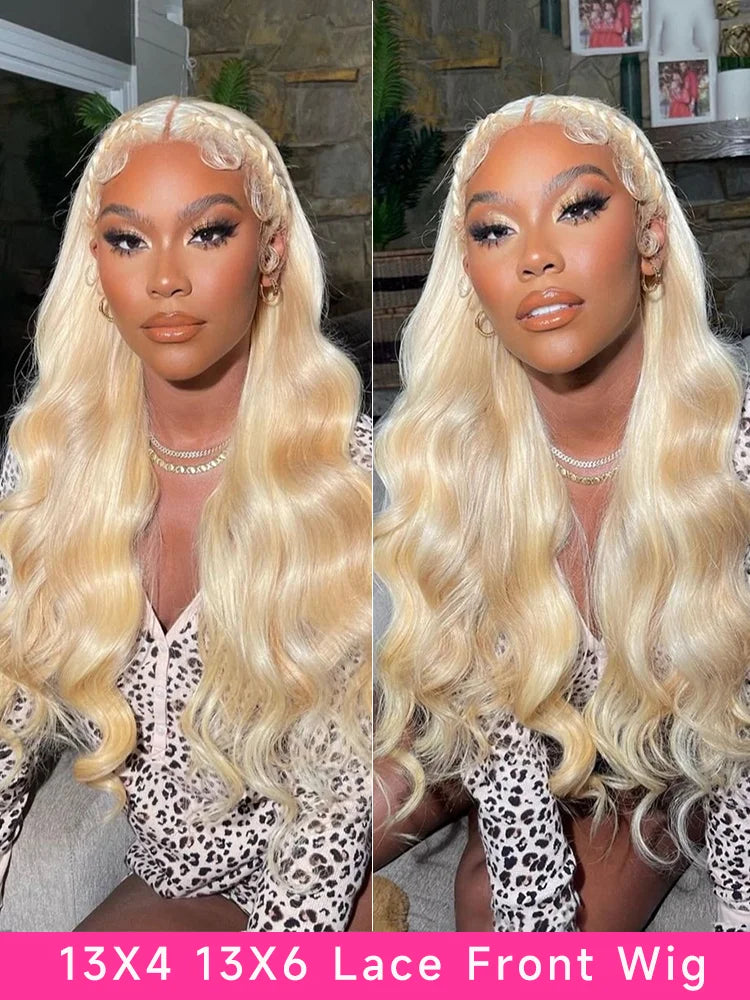 The Soleil 613 Honey Blonde Body Wave HD Lace Front Wig